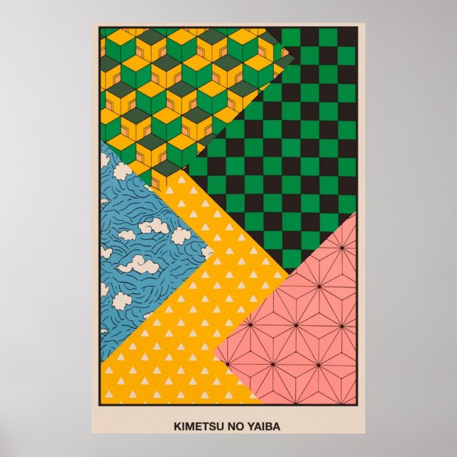 Kimetsu no Yaiba  Demon Slayer Poster (Front)