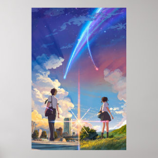 kimi no na wa your name anime movie BEST RES Poster