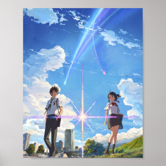 kimi no na wa  your name front textless BEST RES  Poster