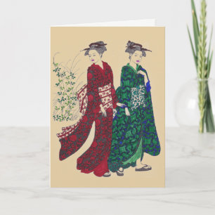 Kimono #1 Greeting Card - Customise