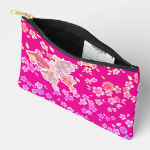 Kimono Butterfly Pattern Accessory Pouch