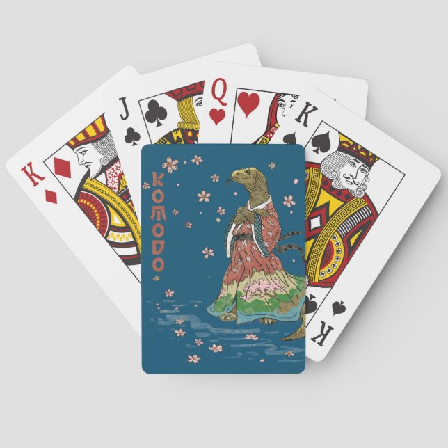 Kimono Dragon Playing Cards (Back)