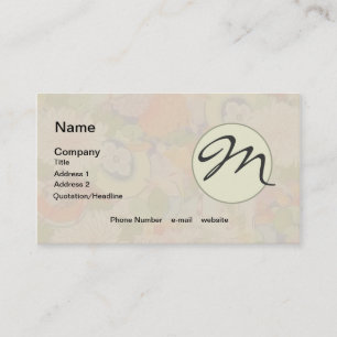 Kimono Flower Pink Floral Pattern Business Card