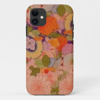 Kimono Flower Pink Floral Pattern