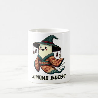 Kimono ghost - Trick or treat - Happy halloween Coffee Mug