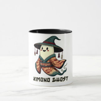 Kimono ghost - Trick or treat - Happy halloween Mug
