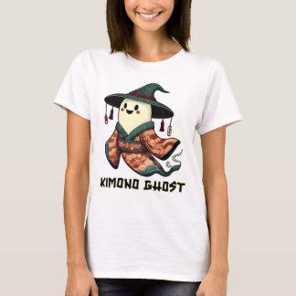 Kimono ghost - Trick or treat  - Happy halloween  T-Shirt