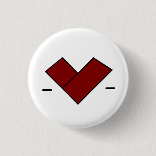 kimono heart button