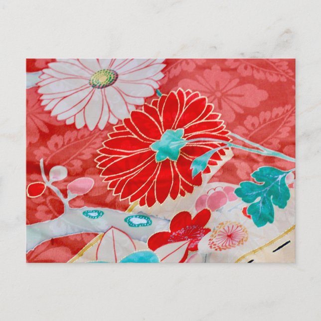 Kimono pattern postcard (Front)