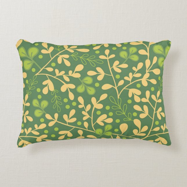 Kimono Plants Decorative Cushion (Front)