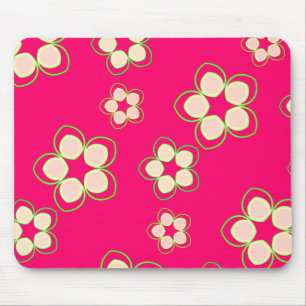 Kimono Rose Pink Lotus Mouse Pad