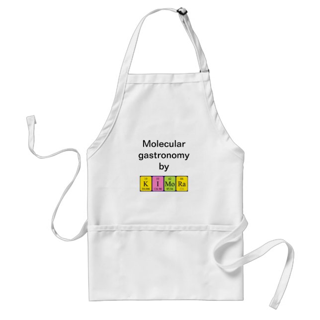 Kimora periodic table name apron (Front)