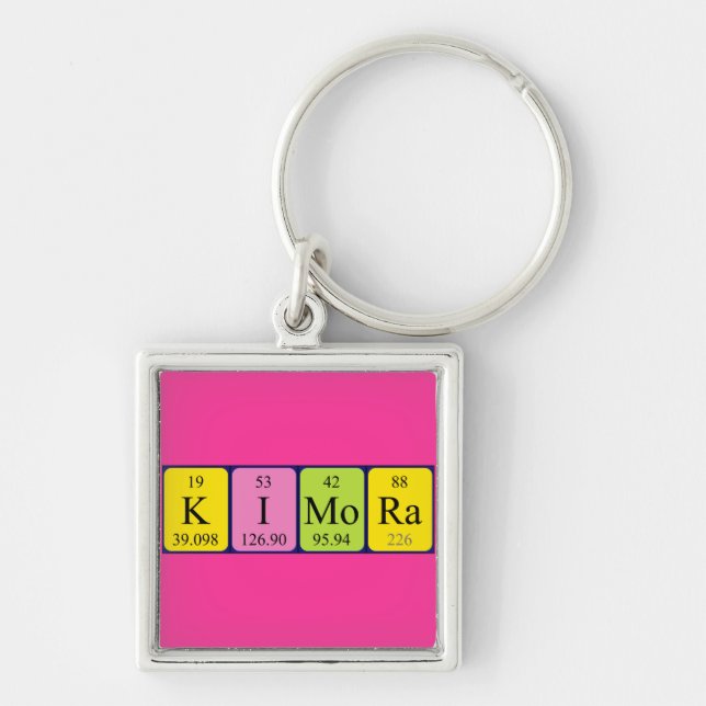 Kimora periodic table name keyring (Front)