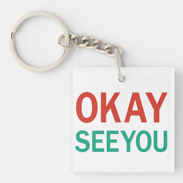 Kim's Convenience Appa Quote Keychain (Front)