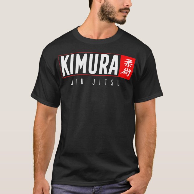 Kimura  Jiu Jitsu   BJJ  Brazilian Martial Arts T-Shirt (Front)