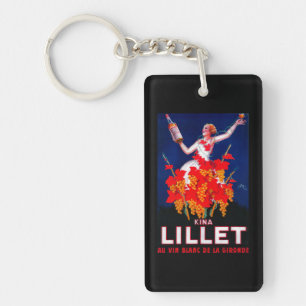 Kina Lillet Vintage PosterEurope Key Ring
