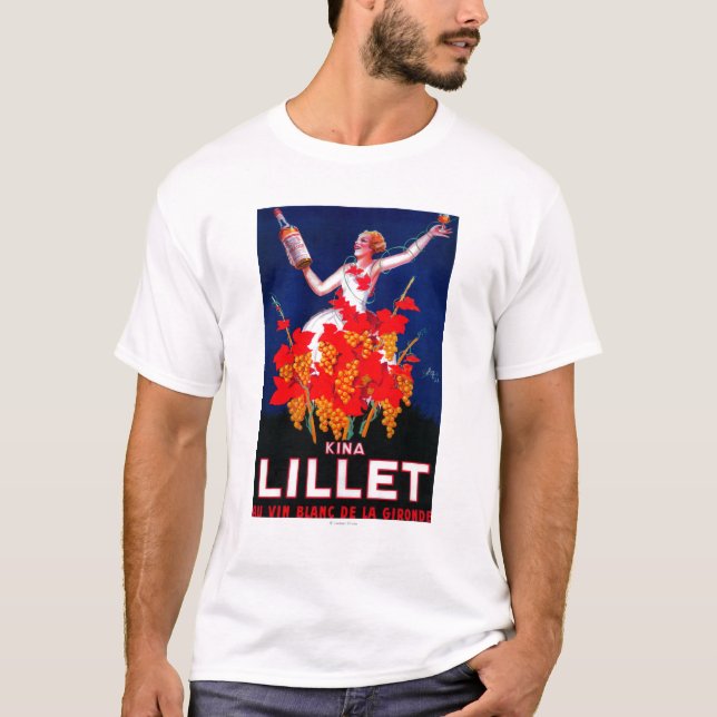 Kina Lillet Vintage PosterEurope T-Shirt (Front)