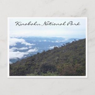 kinabalu national park postcard