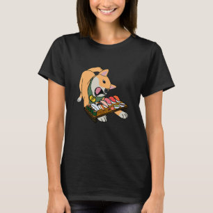 Kinako Eating Sushi T-Shirt