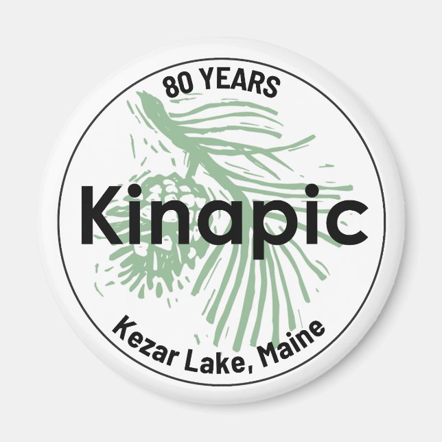 Kinapic refrigerator magnet (Front)