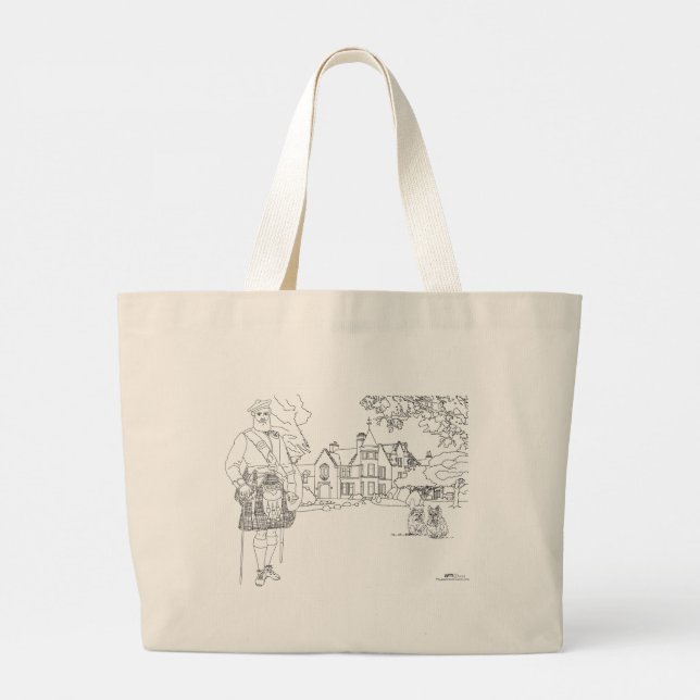 Kincraig Castle, Inverness, Scotland Tote Bag (Back)