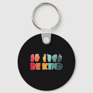 Kind American Sign Language Asl Disability Awarene Key Ring