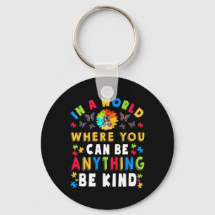 Kind Autism Awareness Asl Mum Teacher Kindness 18 Key Ring