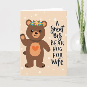 Kind Bear Mothers Day Card