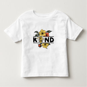 Kind Bee Kind Wild Flower Toddler T-Shirt