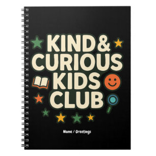 Kind & Curious Kids Club Positive Growth Mindset Notebook