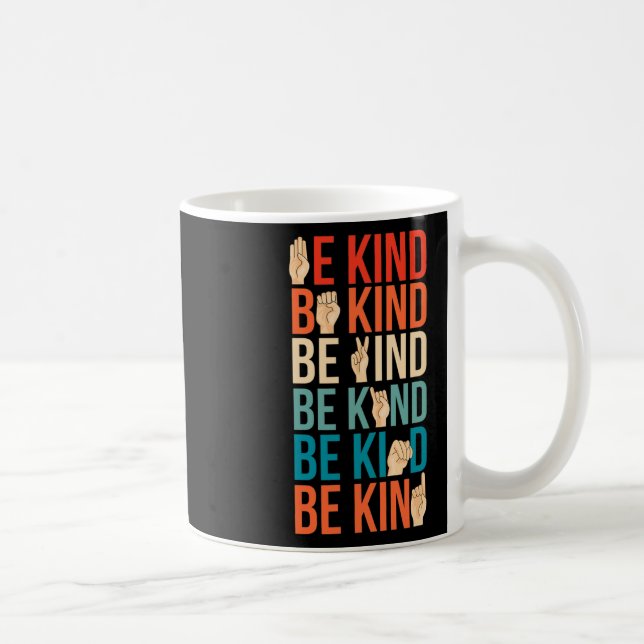 Kind Deaf-mute Sign-language  Coffee Mug (Right)
