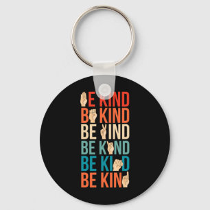 Kind Deaf-mute Sign-language  Key Ring
