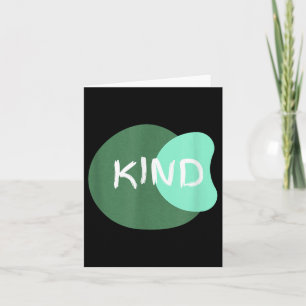 Kind Graphic Tee Positive Quote Mental Health Desi Card