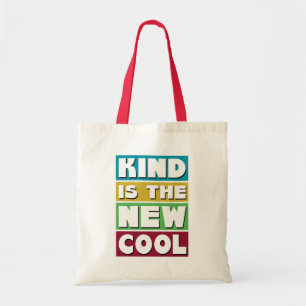 Kind is the New Cool - a Retro Kindness Tote Bag
