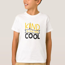 Kind Is The New Cool With Yellow Fun Pencil T-Shirt