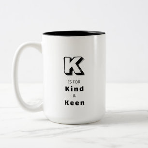 Kind K - Personalised Luxury Praise Mug