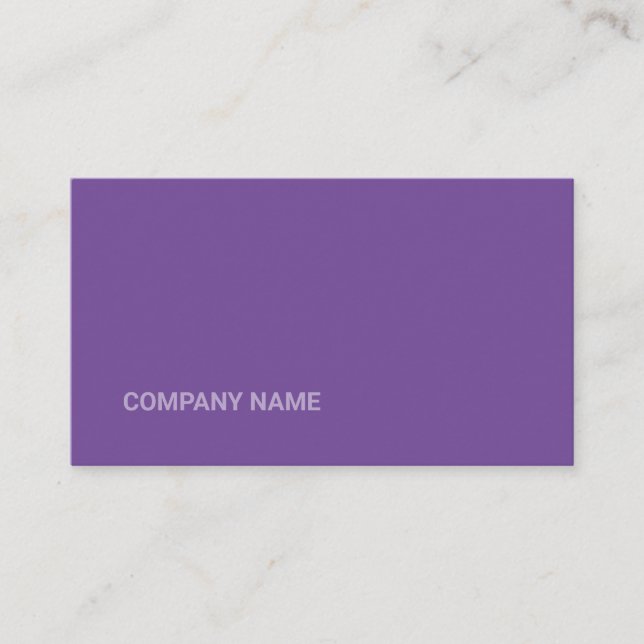 Kind Lilac Tone Flat Shapes Qr Code Business Card (Front)