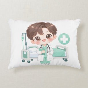 Kind Little Doctor Decorative Cushion