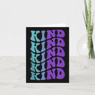 Kind, Mental Health Awareness Tank Top Card