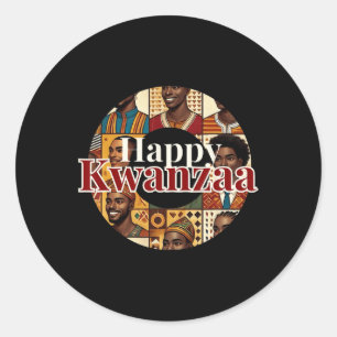Kind Of A Big Deal Happy Kwanzaa Sign Celebration  Classic Round Sticker