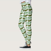 Kind of a Big Dill (Deal) Green Pickle Leggings