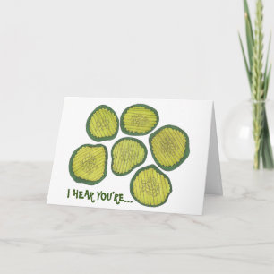 Kind of a Big Dill (Deal) Pickle Chips Congrats Card