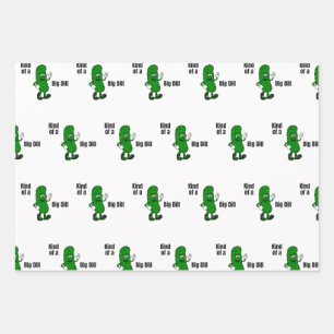 Kind of a Big Dill Pickle Wrapping Paper Sheet