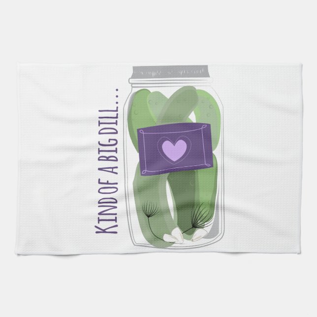 Kind of a Big Dill Tea Towel (Horizontal)