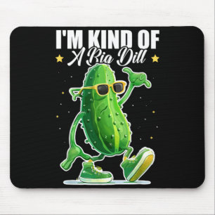Kind Of Big Dill Pickle Funny Halloween Cucumber Mouse Pad