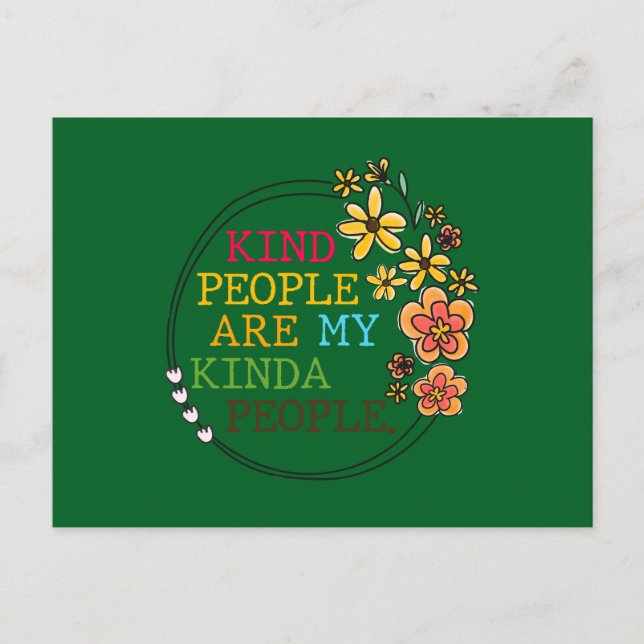 Kind People Are My Kinda People Postcard (Front)