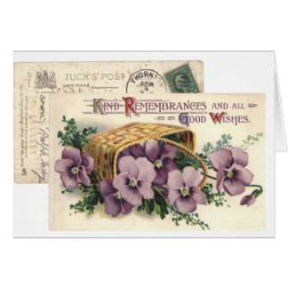 Kind Remembrances and Good Wishes Card