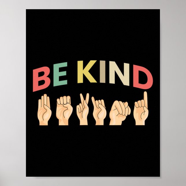 Kind Sign Language Deaf 2  (Front)