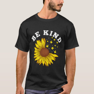Kind Sunflower Asl Deaf T-Shirt