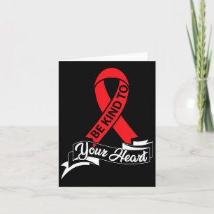 Kind To Your Heart - Heart Disease Awareness  Card